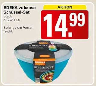 EDEKA zuhause Schüssel-Set