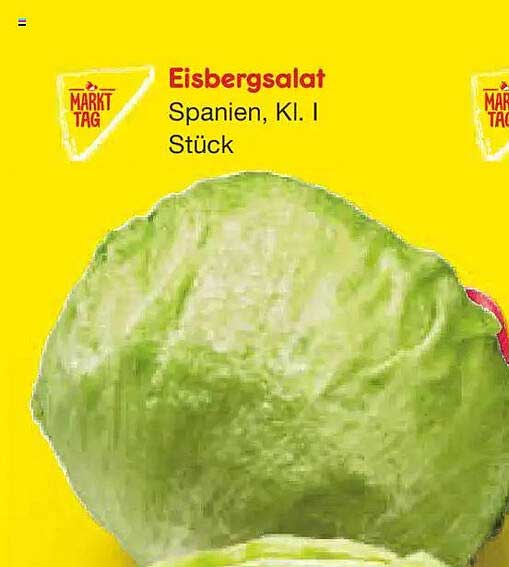 Eisbergsalat Spanien, Kl. I Stück