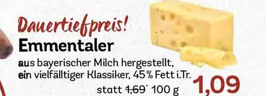 Emmentaler aus bayerischer Milch
