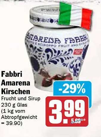 Fabbri Amarena Kirschen 230 g - Jetzt zugreifen!
