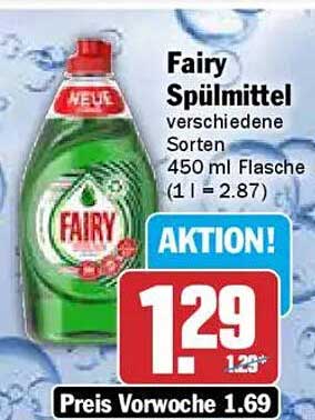 Fairy Spülmittel verschiedene Sorten 450 ml Flasche
