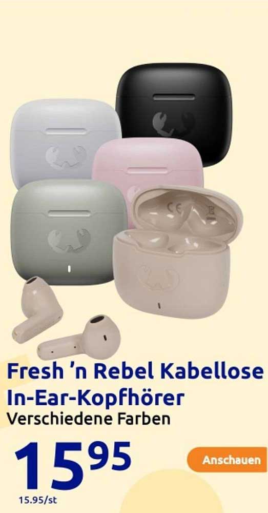 Fresh 'n Rebel Kabellose In-Ear-Kopfhörer - Verschiedene Farben