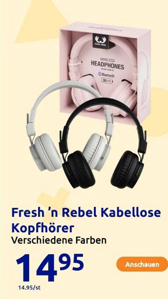 Fresh 'n Rebel Kabellose Kopfhörer in Verschiedenen Farben