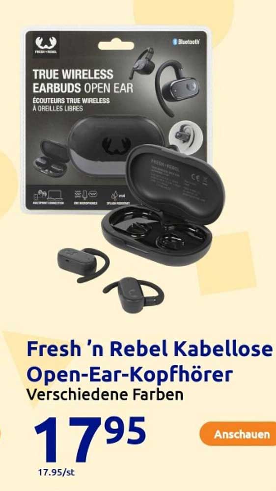 Fresh ’n Rebel Kabellose Open-Ear-Kopfhörer