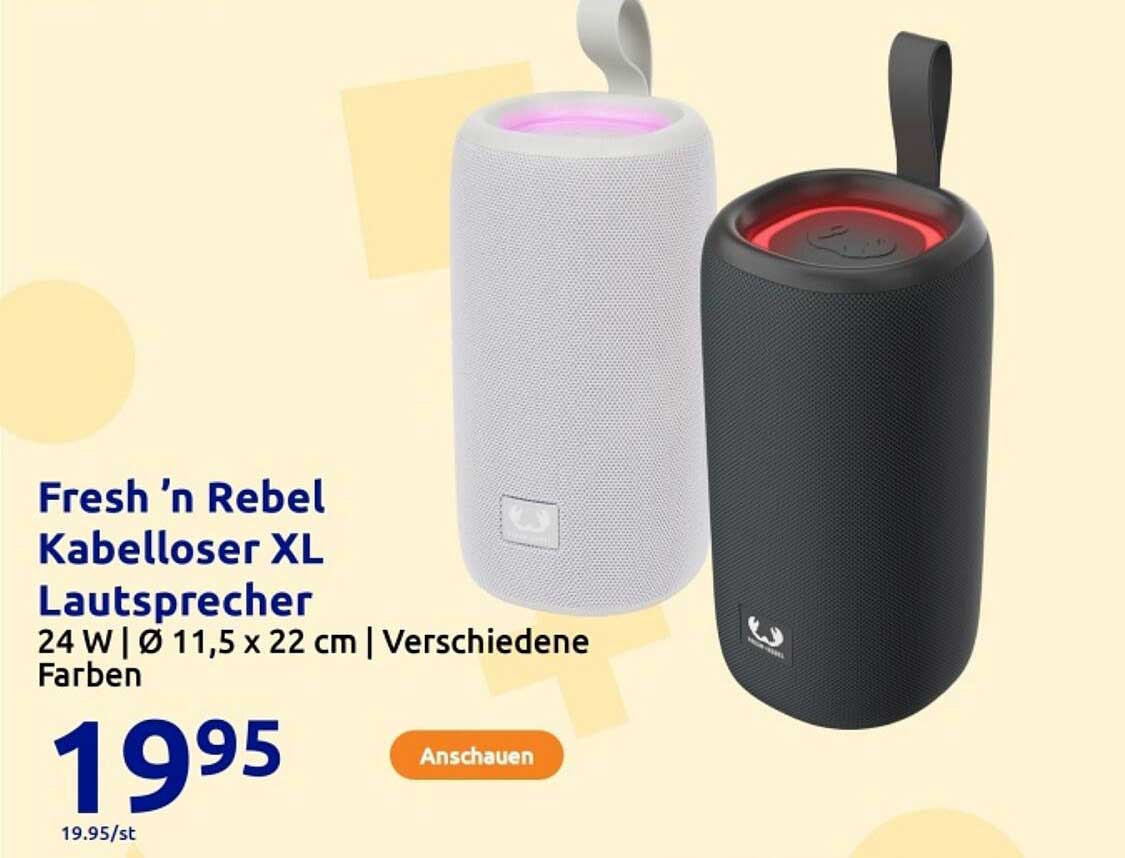 Fresh 'n Rebel Kabelloser XL Lautsprecher