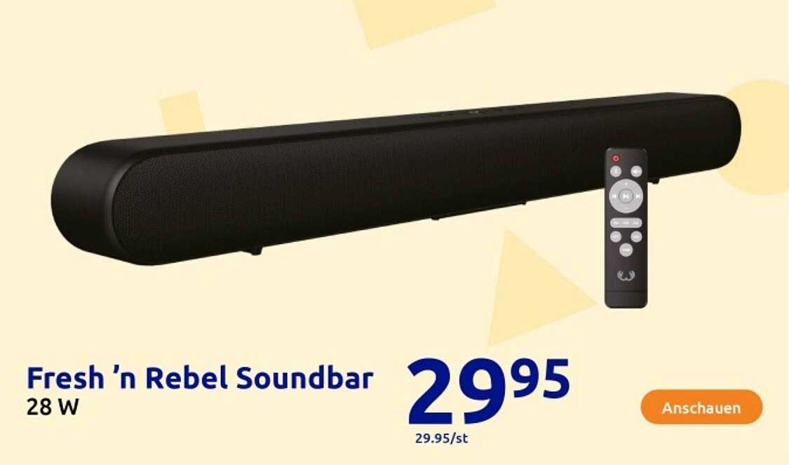Fresh 'n Rebel Soundbar 28 W