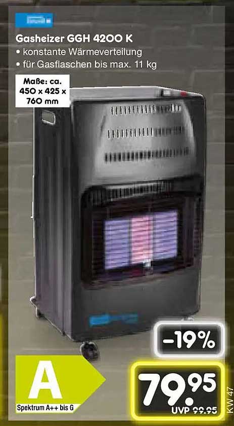 Gasheizer GGH 4200 K