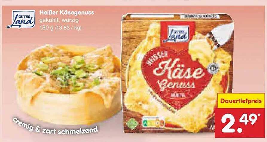 Gutes Land Heißer Käsegenuss 180 g