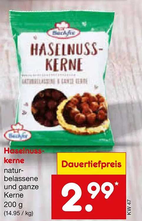 Haselnusskerne 200 g - naturbelassen und ganze Kerne