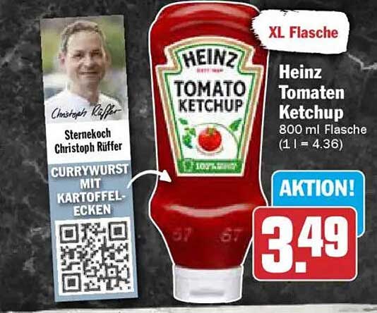 Heinz Tomaten Ketchup 800 ml Flasche