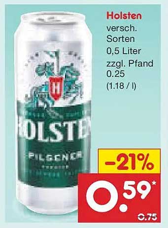 Holsten Pilsener 0,5 Liter