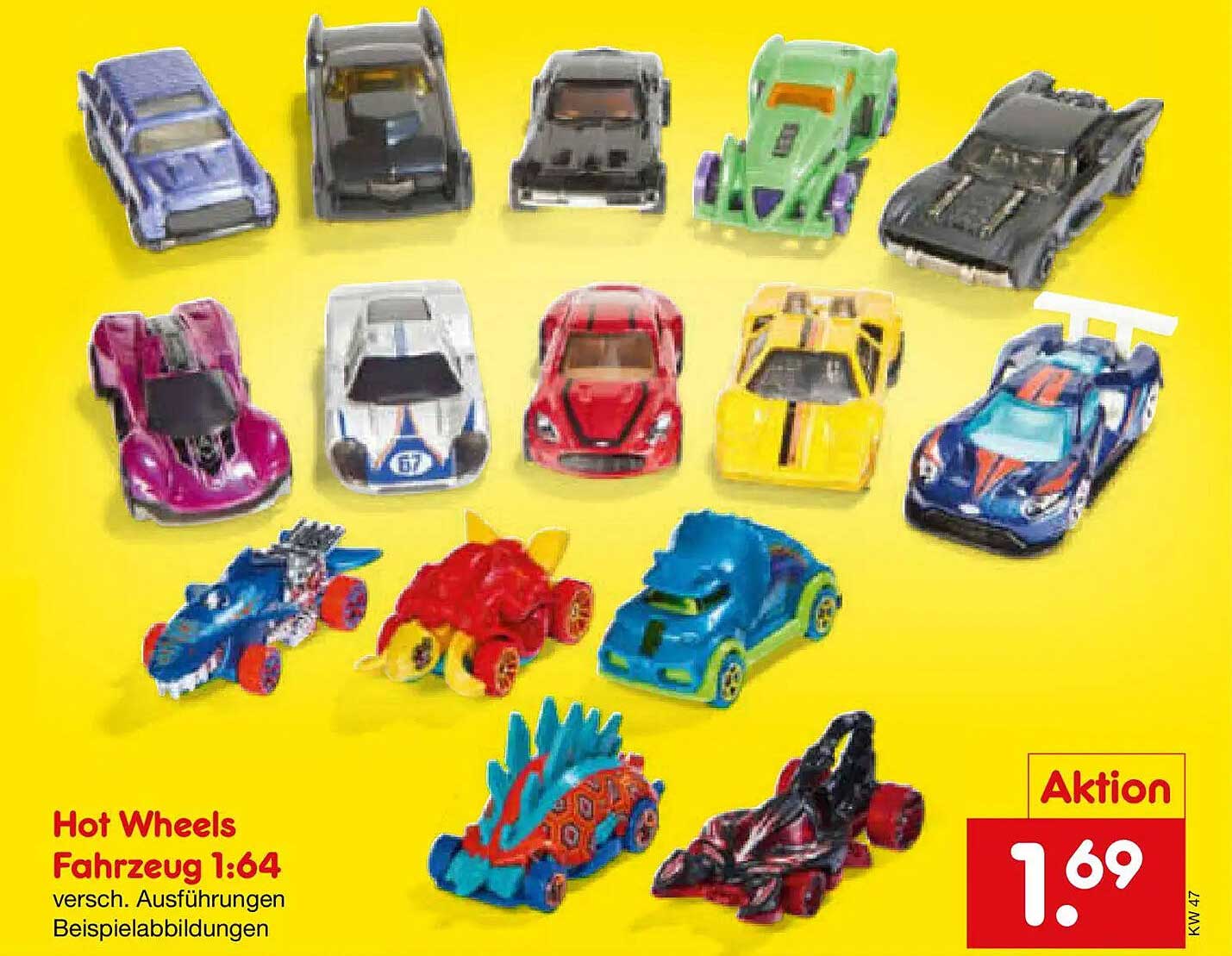 Hot Wheels Fahrzeug 1:64 - Verschiedene Ausführungen