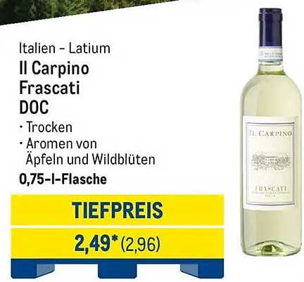 Il Carpino Frascati DOC - 0,75 l Flasche