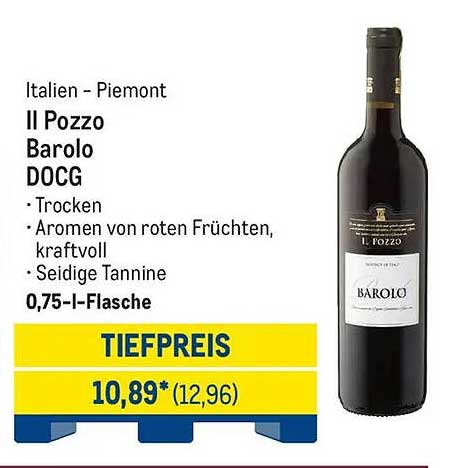 Il Pozzo Barolo DOCG - 0,75 l-Flasche