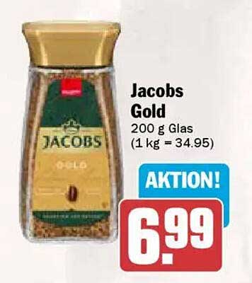 Jacobs Gold 200 g Glas