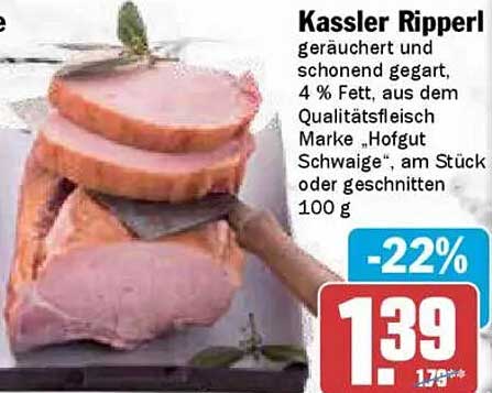 Kassler Rippel - geräuchert und schonend gegart