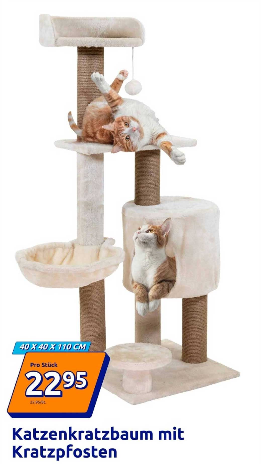 Katzenkratzbaum mit Kratzpfosten