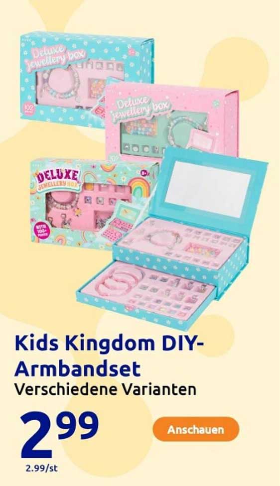 Kids Kingdom DIY-Armbandset - Verschiedene Varianten