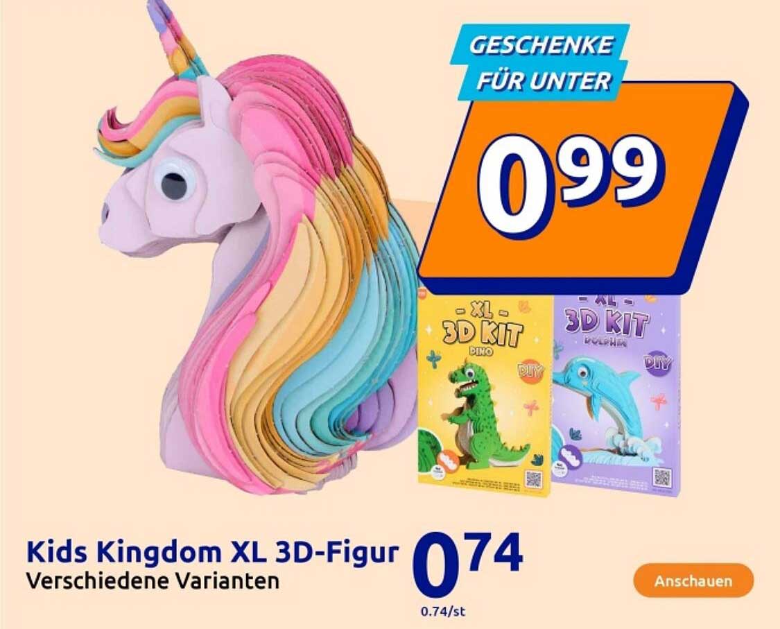 Kids Kingdom XL 3D-Figur - Verschiedene Varianten