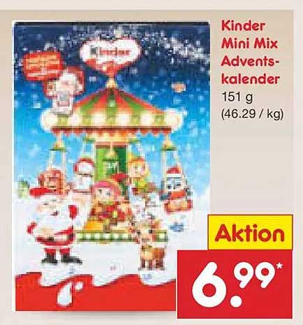 Kinder Mini Mix Adventskalender