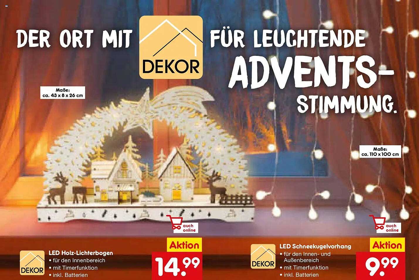 LED Holz-Lichterbogen