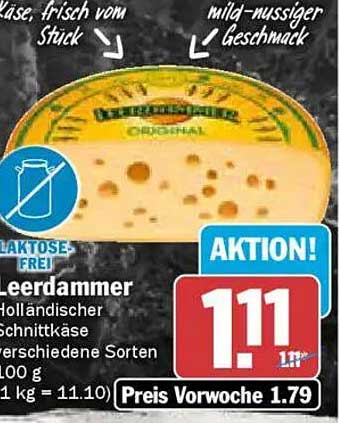 Leerdammer Holländischer Schnittkäse - verschiedene Sorten 100 g