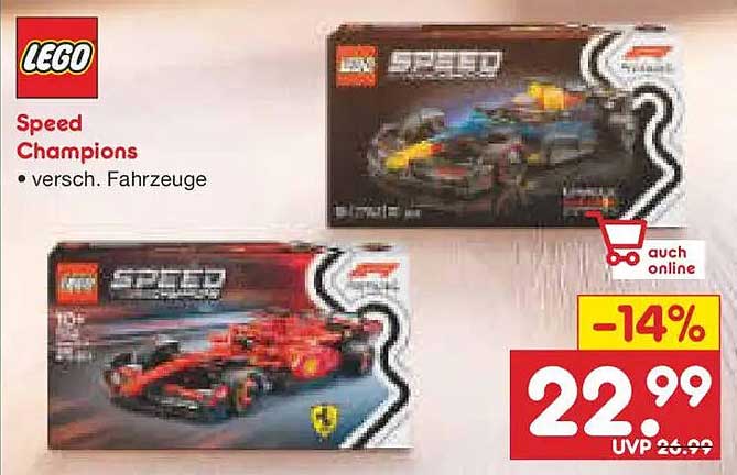 LEGO Speed Champions – verschiedene Fahrzeuge