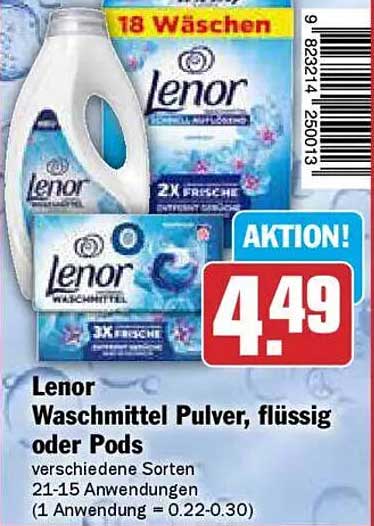 Lenor Waschmittel Pulver, flüssig oder Pods