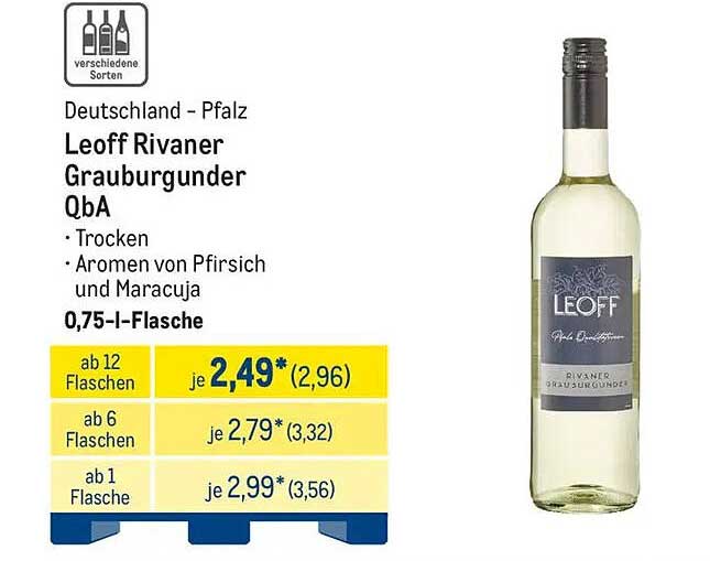 Leoff Rivaner Grauburgunder QbA