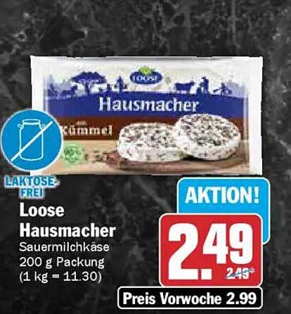 Loose Hausmacher Sauermilchkäse 200 g Packung