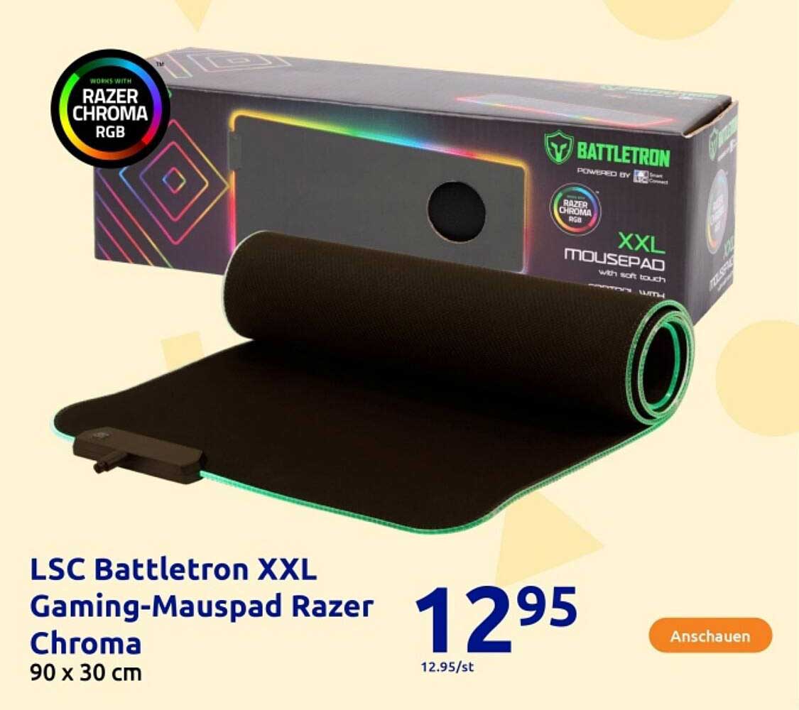 LSC Battletron XXL Gaming-Mauspad Razer Chroma