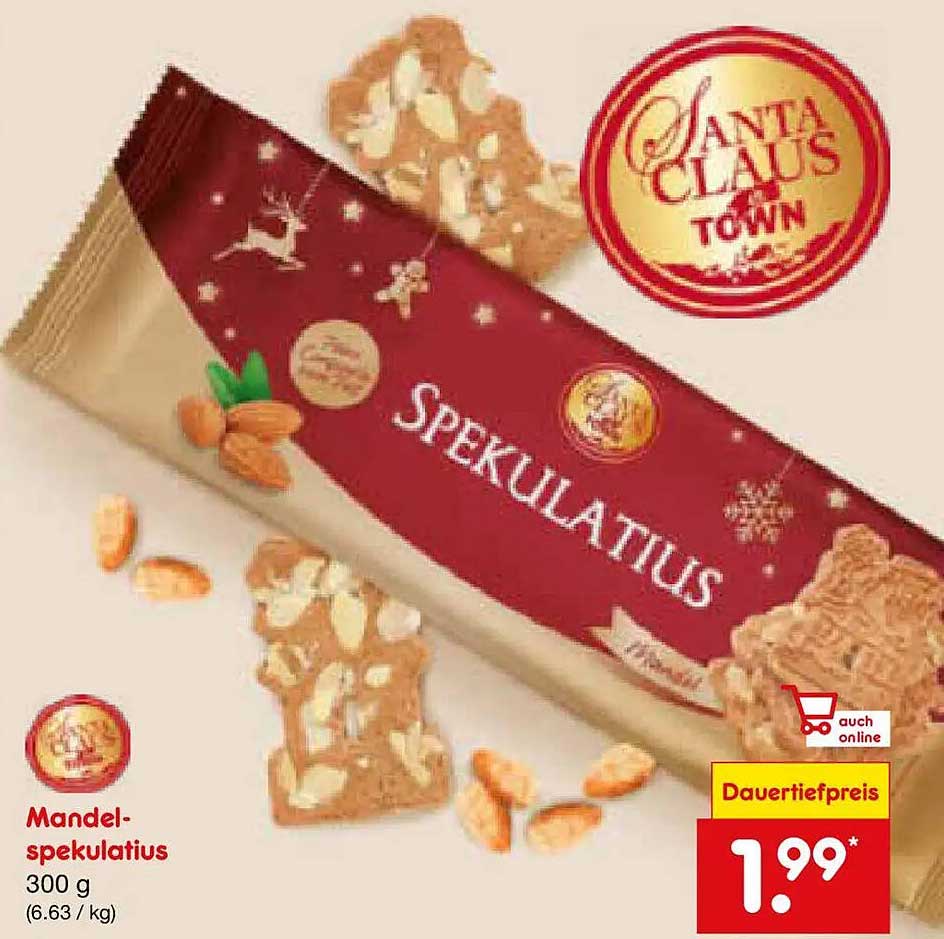 Mandel-Spekulatius 300 g - Dauer- tiefpreis