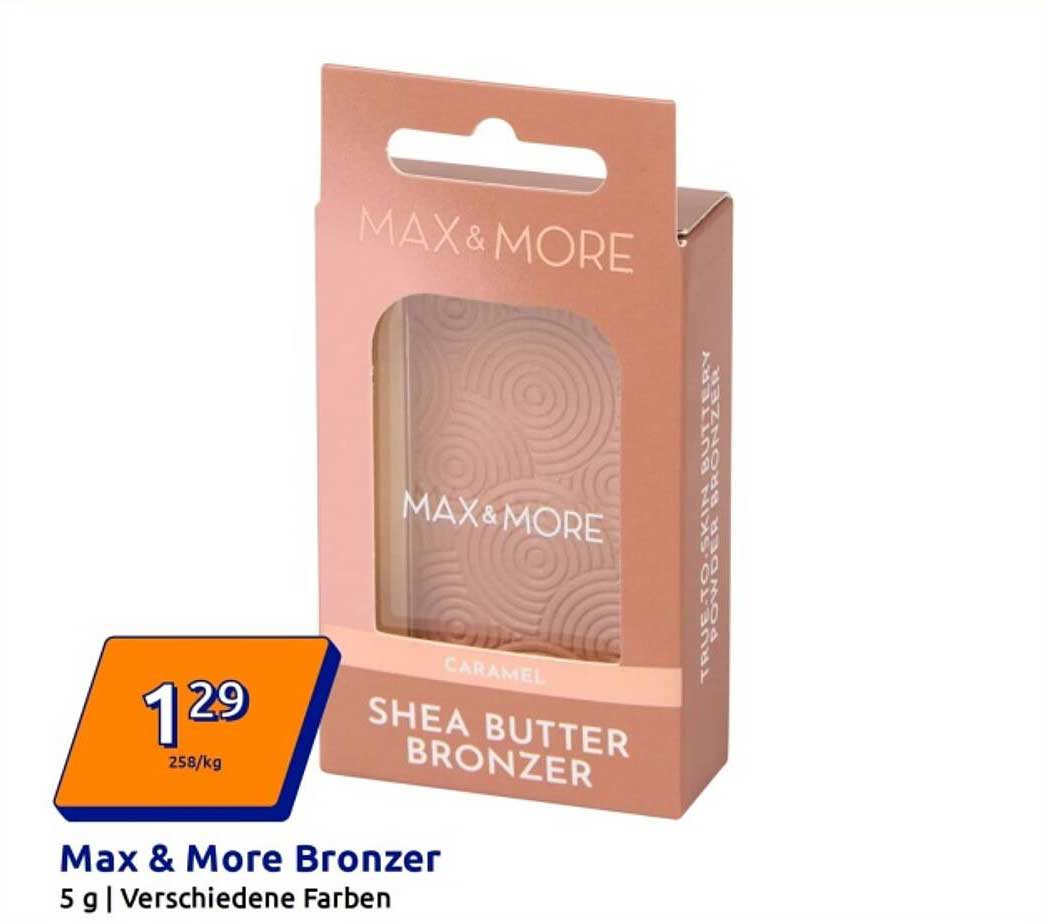 Max & More Shea Butter Bronzer – Caramel 5 g