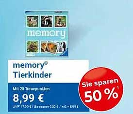 memory® Tierkinder - Gesellschaftsspiel