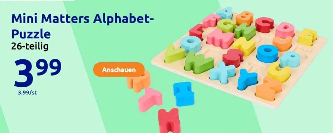 Mini Matters Alphabet-Puzzle 26-teilig