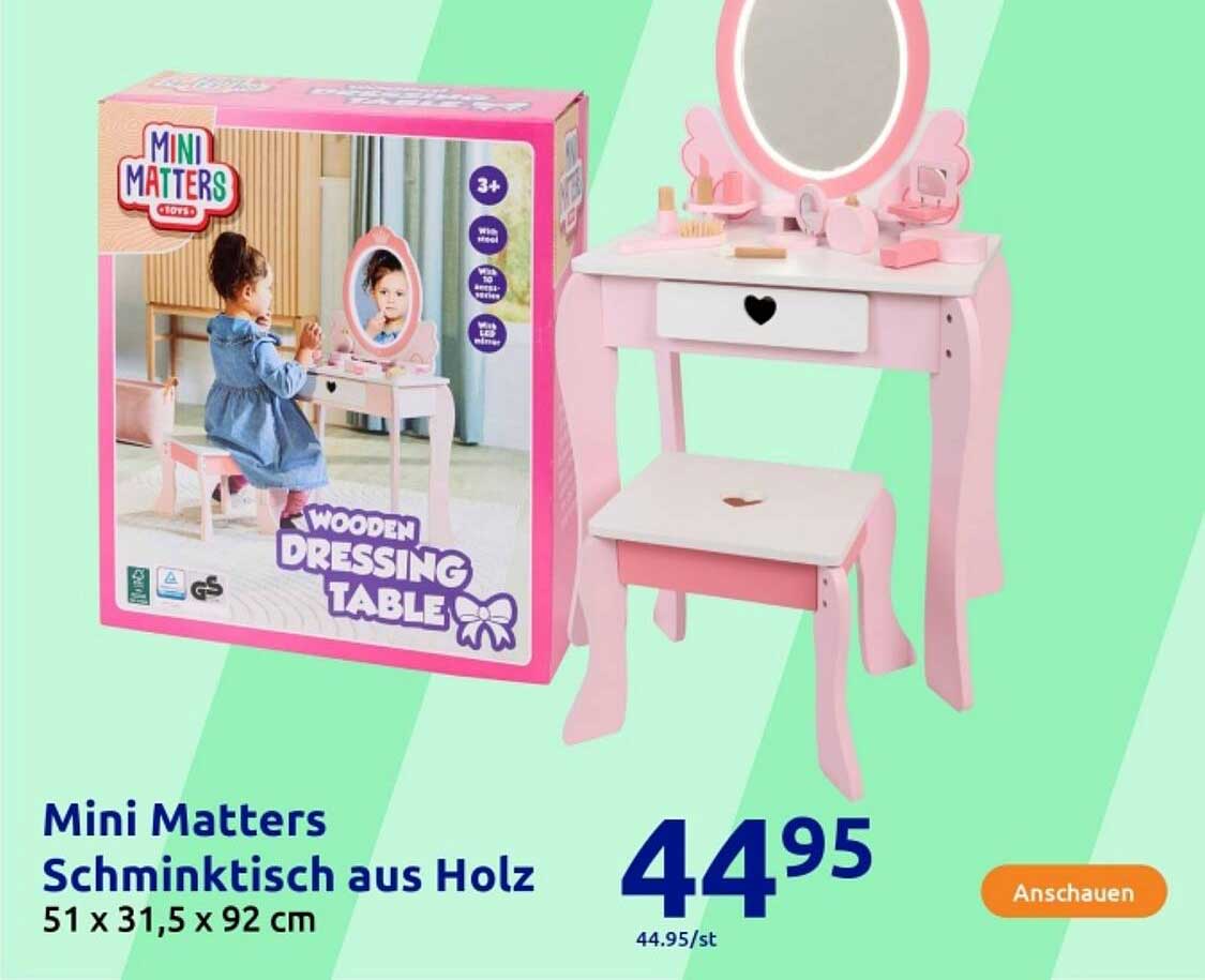 Mini Matters Schminktisch aus Holz