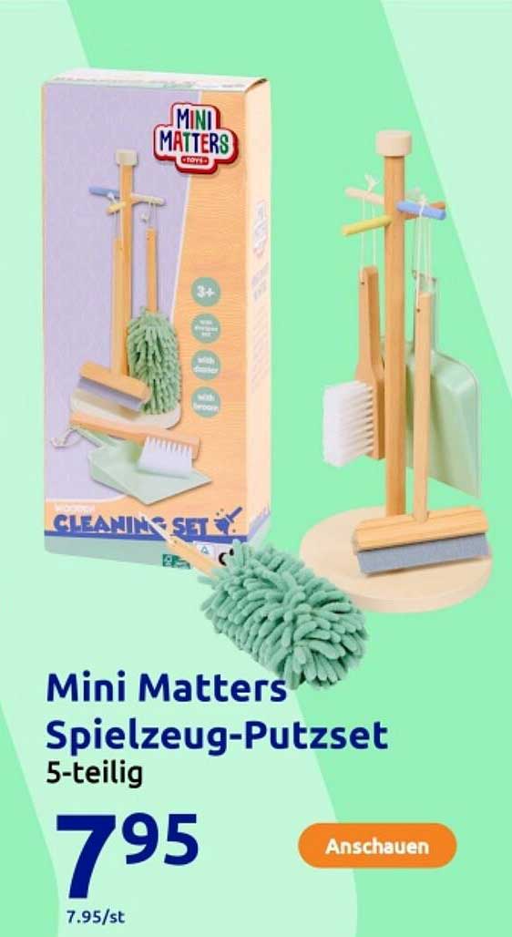 Mini Matters Spielzeug-Putzset 5-teilig