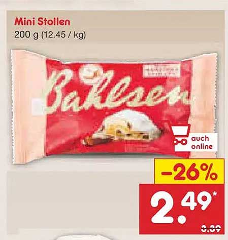 Mini Stollen 200 g - Bahlsen