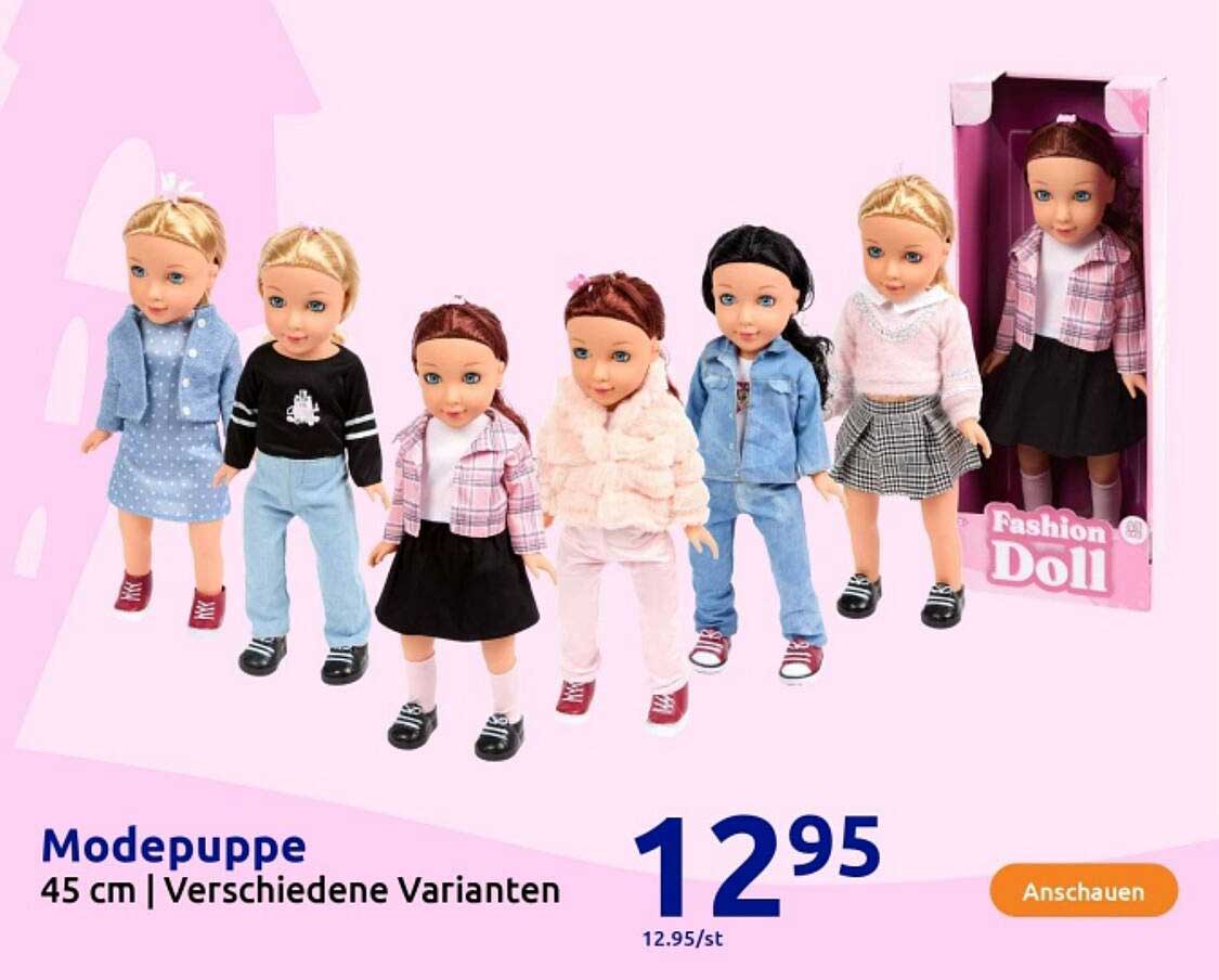 Modepuppe 45 cm | Verschiedene Varianten