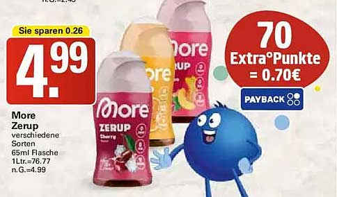 More Zerup verschiedene Sorten 65ml Flasche