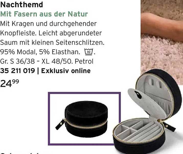 Nachthemden mit Fasern aus der Natur