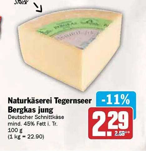 Naturkäserei Tegernseer Bergkas jung 100 g