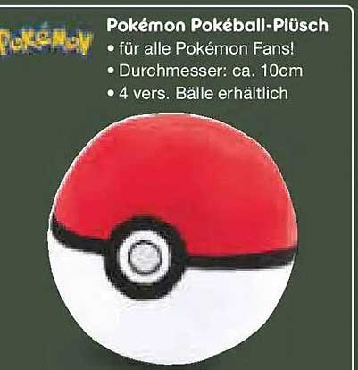 Pokémon Pokéball-Plüsch