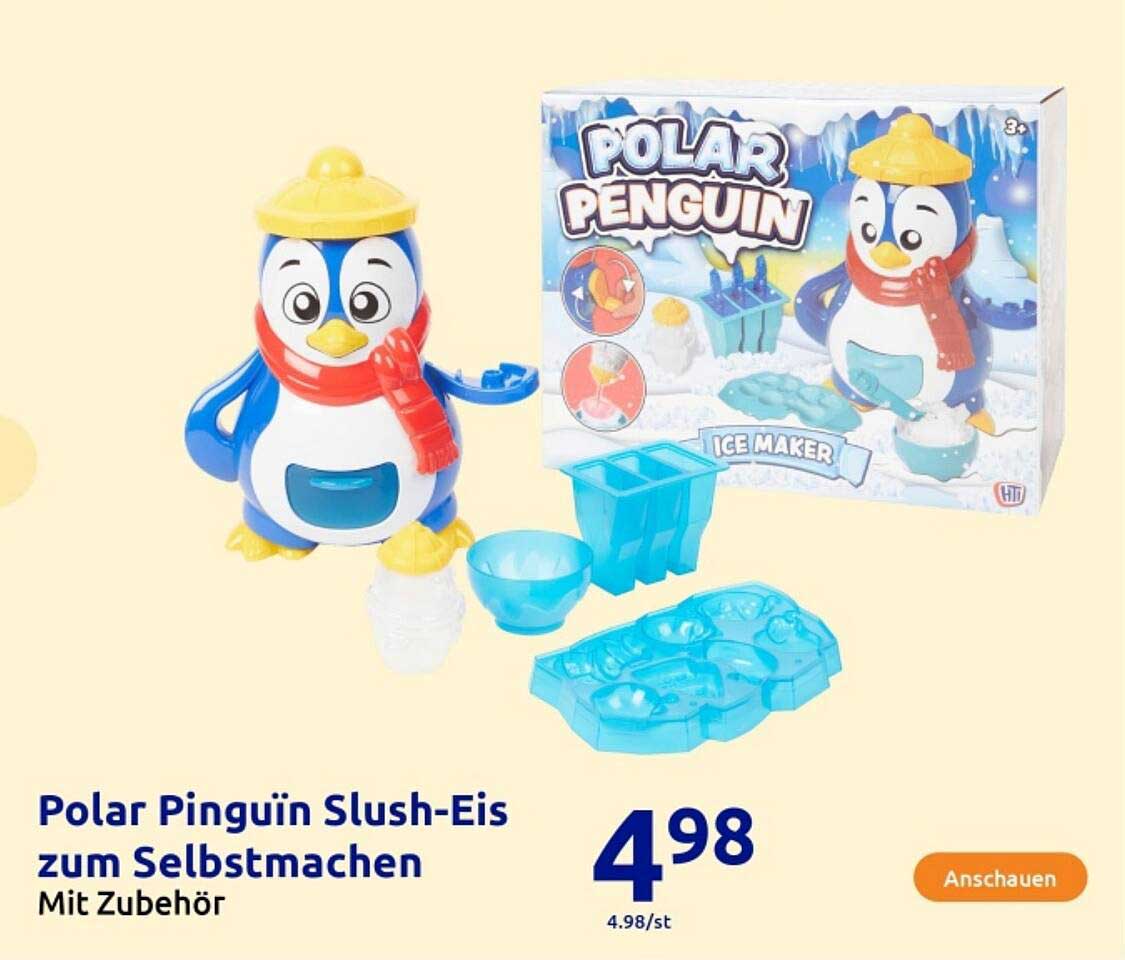Polar Pinguin Slush-Eis zum Selbermachen mit Zubehör