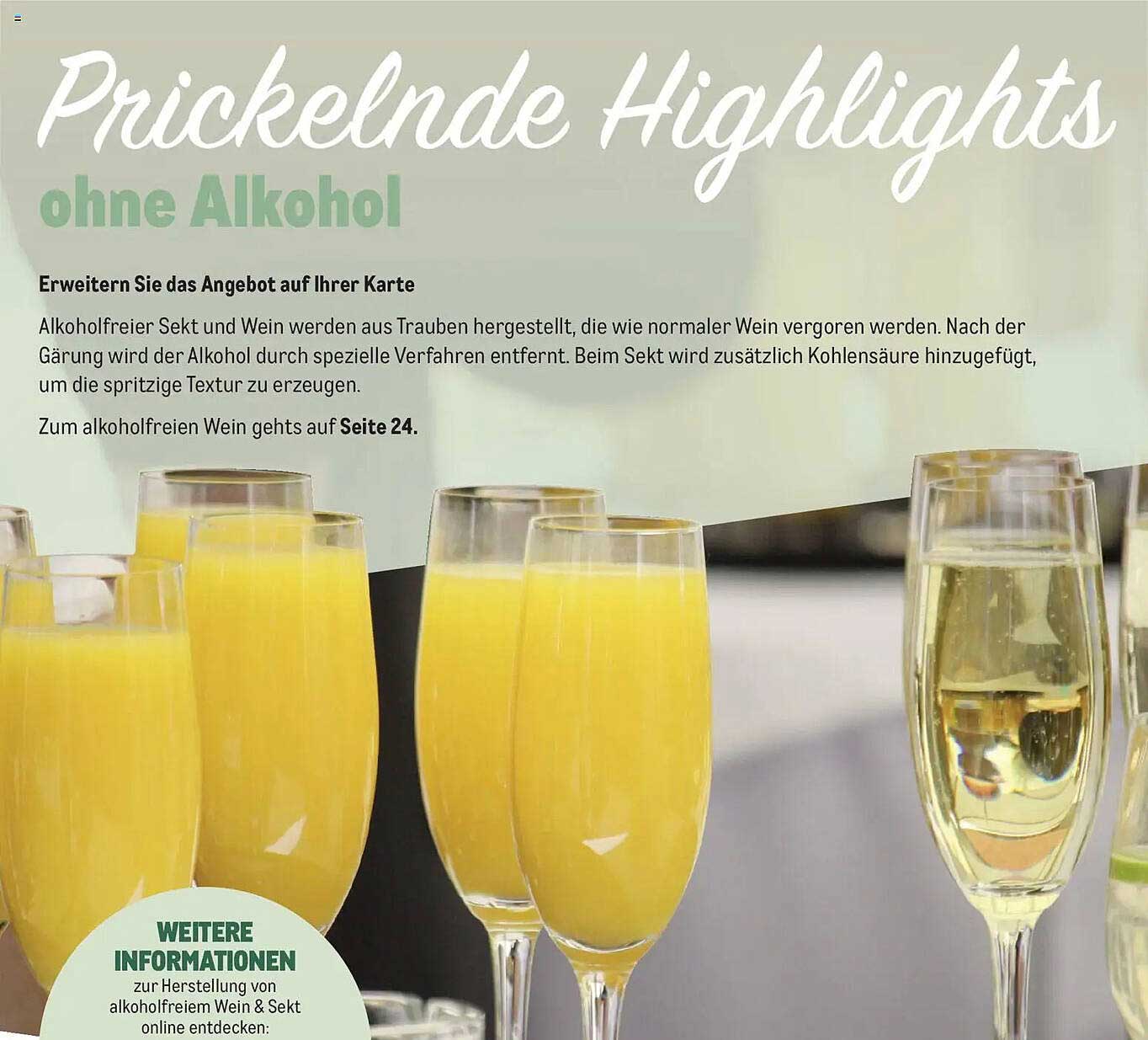 Prickelnde Highlights ohne Alkohol