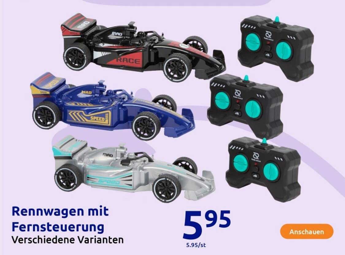 Rennwagen mit Fernsteuerung - Verschiedene Varianten