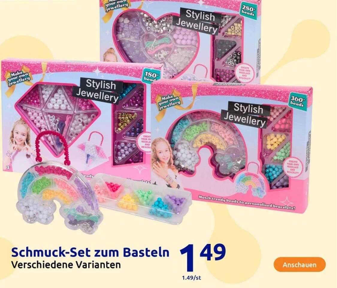 Schmuck-Set zum Basteln - Verschiedene Varianten