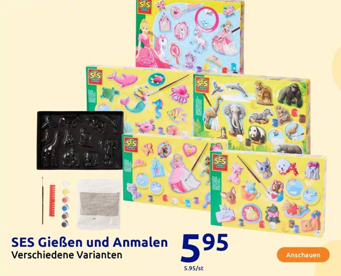 SES Gießen und Anmalen – Verschiedene Varianten