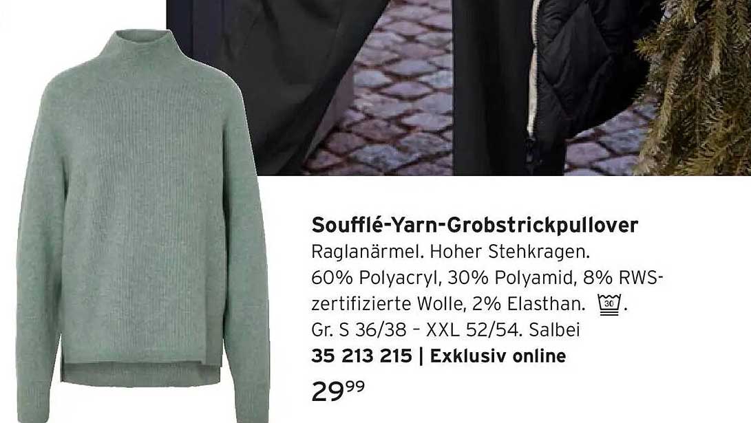 Soufflé-Yarn-Grobstrickpullover