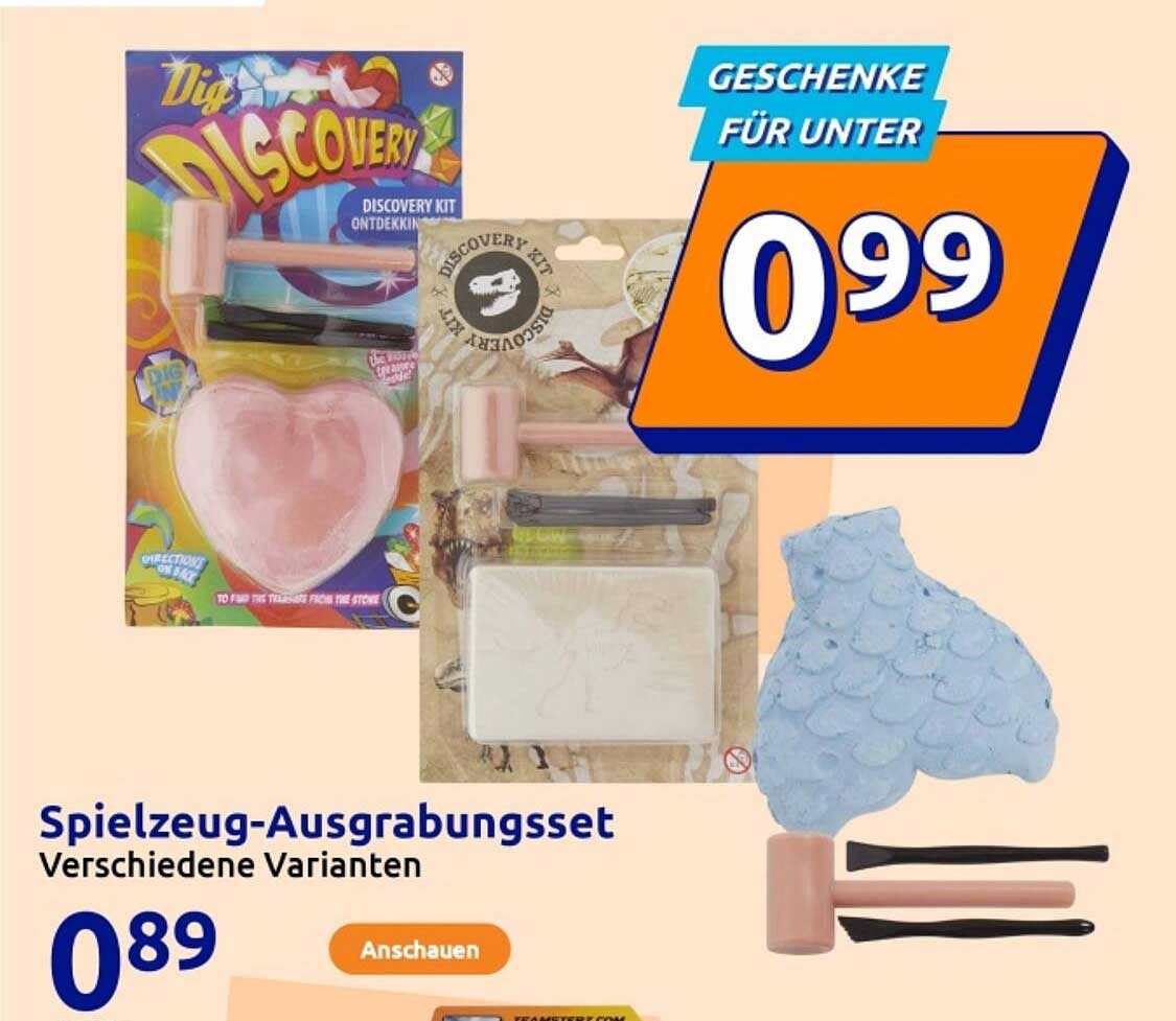 Spielzeug-Ausgrabungsset - verschiedene Varianten